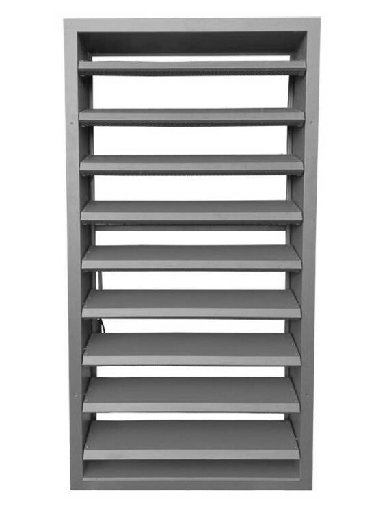 Sienas ārējās gaisa ieplūdes akustiskās žalūzijas